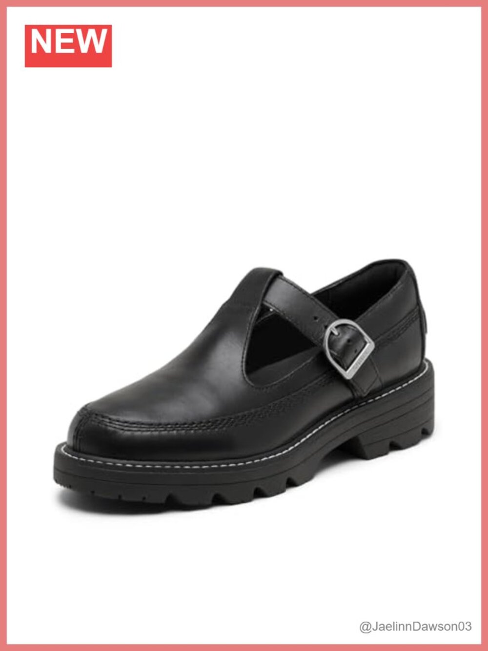 Sorel Revel Ave Mary Jane Flat Shoes Full Grain Leather Buckle